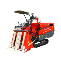 Half Feed Paddy Type Combine Harvester